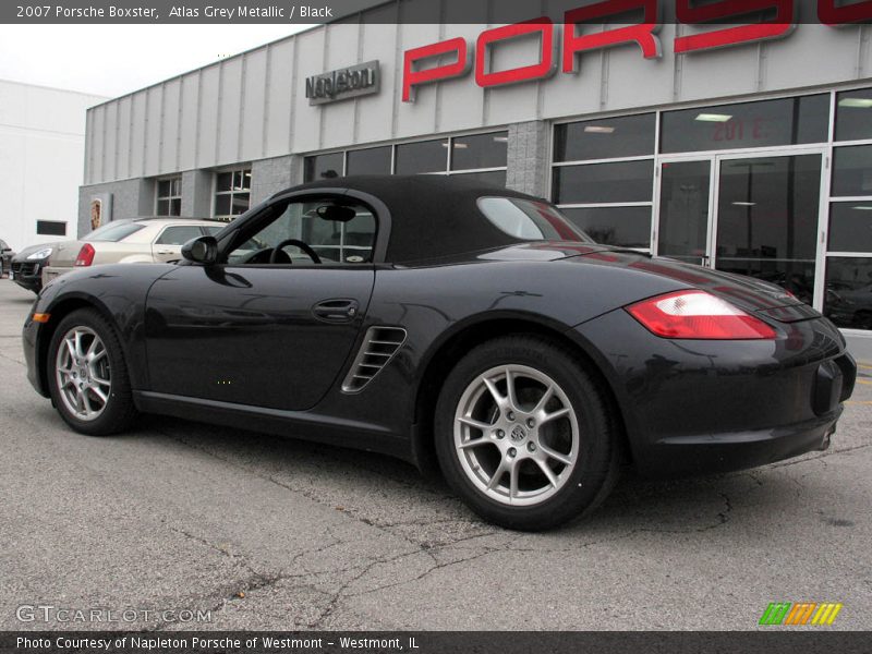 Atlas Grey Metallic / Black 2007 Porsche Boxster