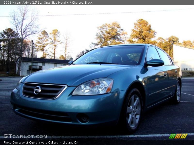 Opal Blue Metallic / Charcoal Black 2002 Nissan Altima 2.5 SL