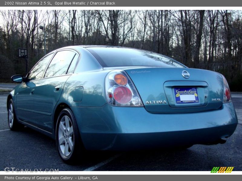 Opal Blue Metallic / Charcoal Black 2002 Nissan Altima 2.5 SL