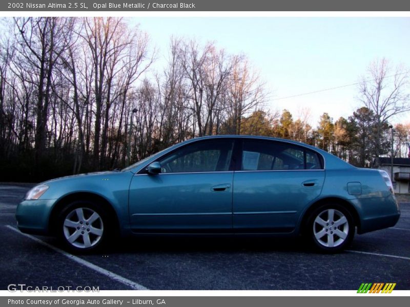 Opal Blue Metallic / Charcoal Black 2002 Nissan Altima 2.5 SL