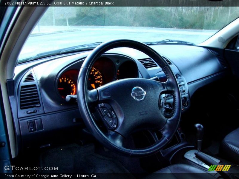 Opal Blue Metallic / Charcoal Black 2002 Nissan Altima 2.5 SL