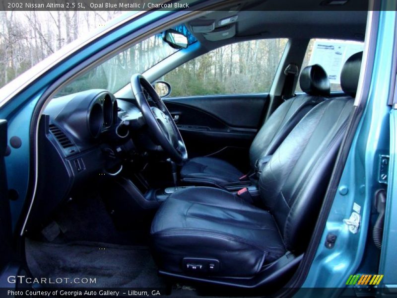 Opal Blue Metallic / Charcoal Black 2002 Nissan Altima 2.5 SL