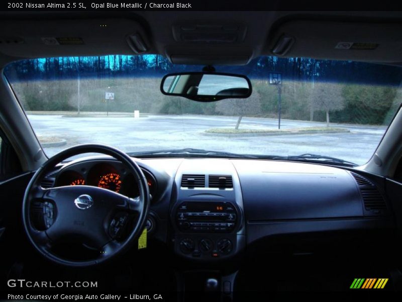 Opal Blue Metallic / Charcoal Black 2002 Nissan Altima 2.5 SL