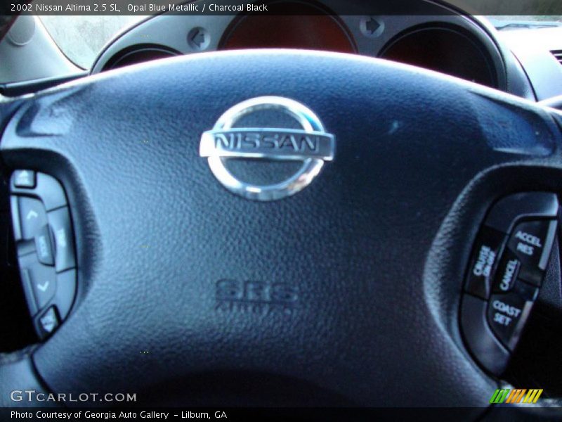 Opal Blue Metallic / Charcoal Black 2002 Nissan Altima 2.5 SL