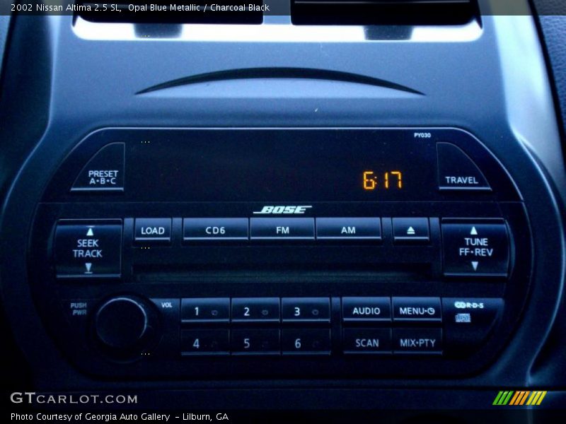 Opal Blue Metallic / Charcoal Black 2002 Nissan Altima 2.5 SL