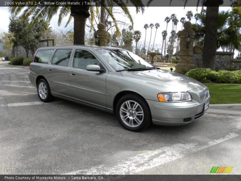 Willow Green Metallic / Taupe 2006 Volvo V70 2.4