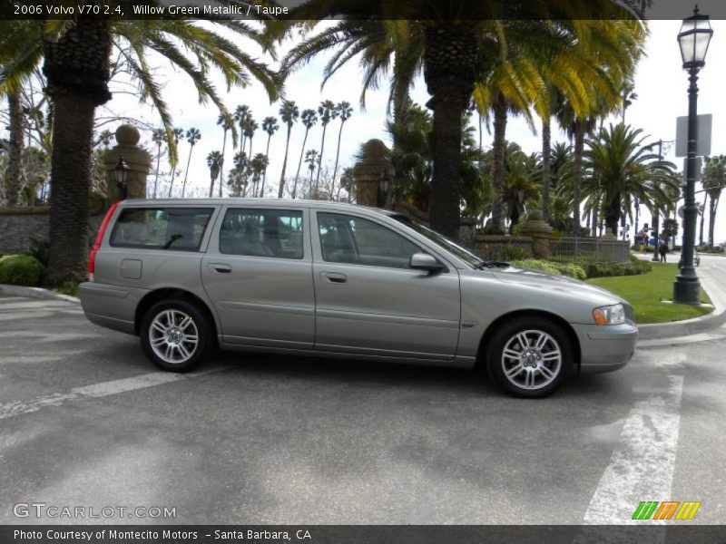 Willow Green Metallic / Taupe 2006 Volvo V70 2.4