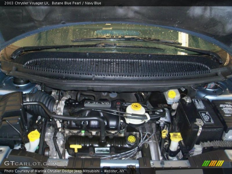 Butane Blue Pearl / Navy Blue 2003 Chrysler Voyager LX