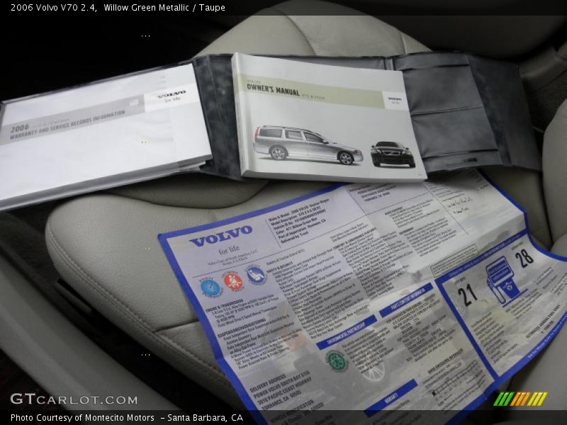 Willow Green Metallic / Taupe 2006 Volvo V70 2.4