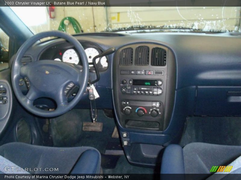 Butane Blue Pearl / Navy Blue 2003 Chrysler Voyager LX