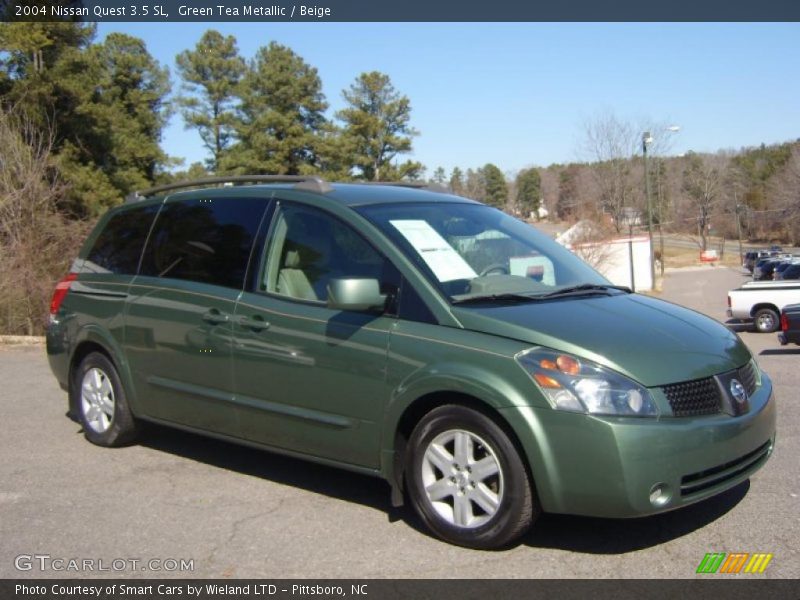 Green Tea Metallic / Beige 2004 Nissan Quest 3.5 SL