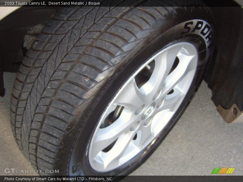 Desert Sand Metallic / Bisque 2009 Toyota Camry LE
