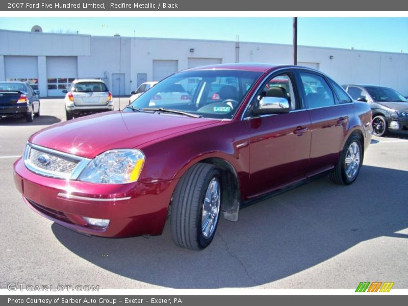Redfire Metallic / Black 2007 Ford Five Hundred Limited