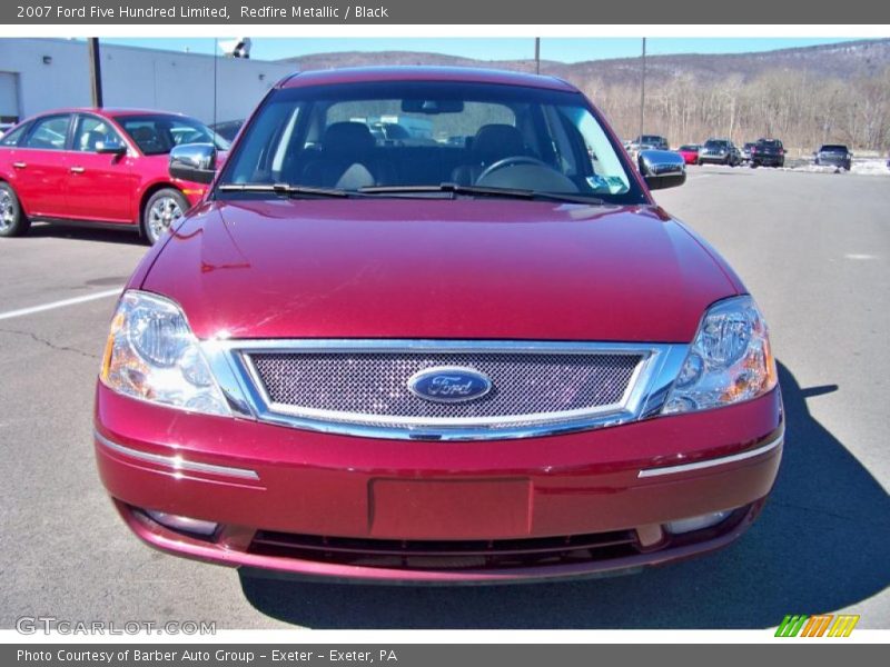 Redfire Metallic / Black 2007 Ford Five Hundred Limited