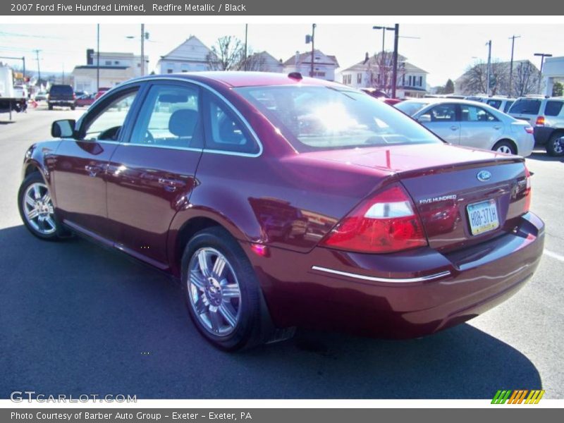Redfire Metallic / Black 2007 Ford Five Hundred Limited