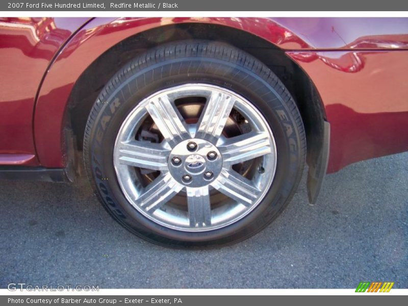 Redfire Metallic / Black 2007 Ford Five Hundred Limited