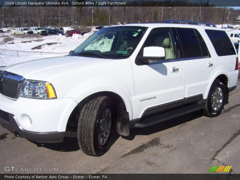 Oxford White / Light Parchment 2004 Lincoln Navigator Ultimate 4x4