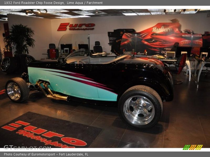 Lime Aqua / Parchment 1932 Ford Roadster Chip Foose Design