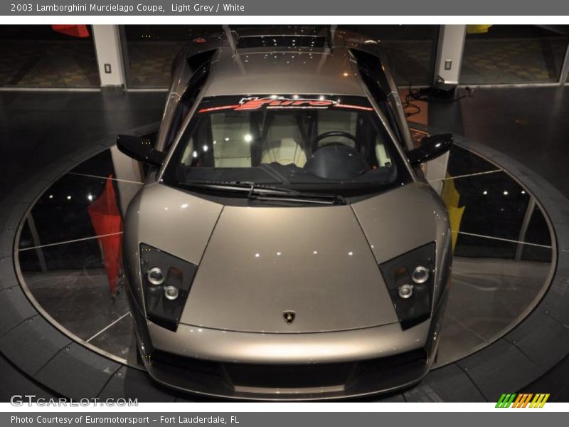 Light Grey / White 2003 Lamborghini Murcielago Coupe