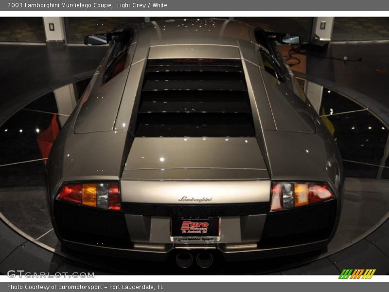 Light Grey / White 2003 Lamborghini Murcielago Coupe