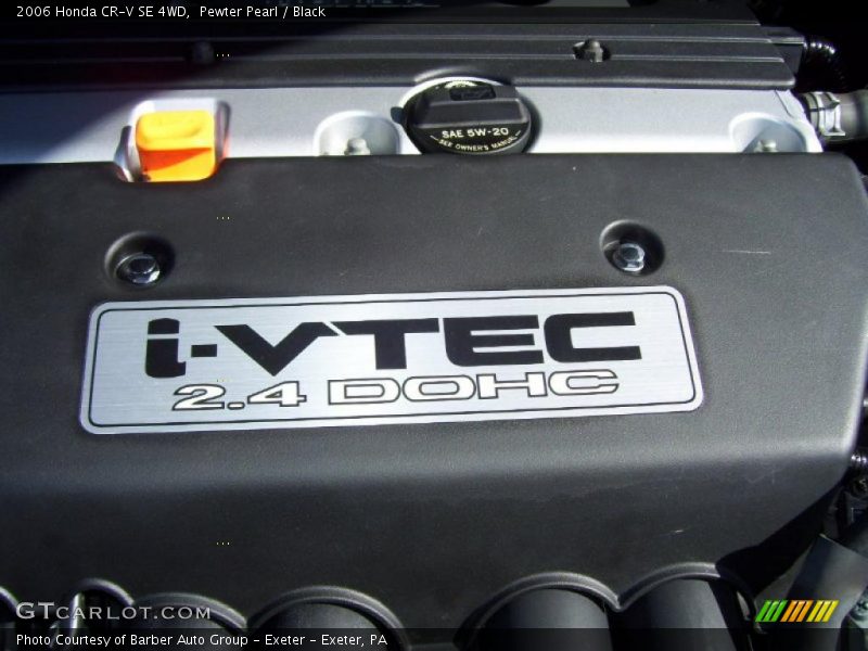 Pewter Pearl / Black 2006 Honda CR-V SE 4WD
