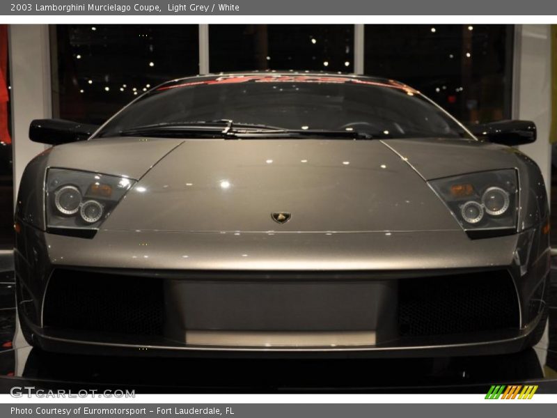 Light Grey / White 2003 Lamborghini Murcielago Coupe