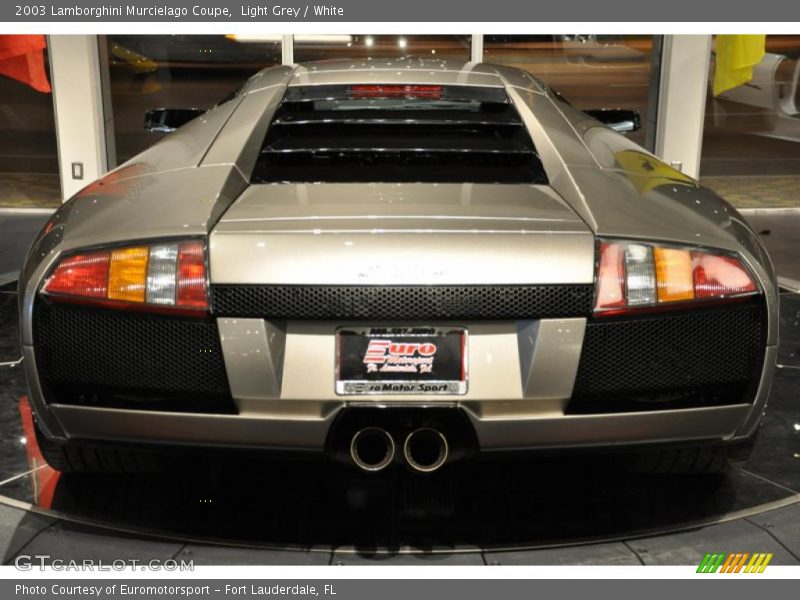 Light Grey / White 2003 Lamborghini Murcielago Coupe