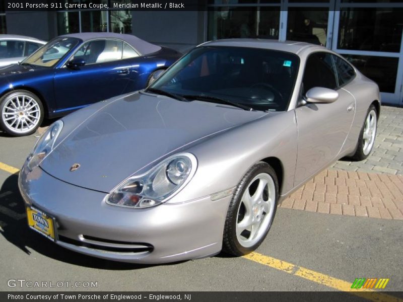 Meridian Metallic / Black 2001 Porsche 911 Carrera Coupe