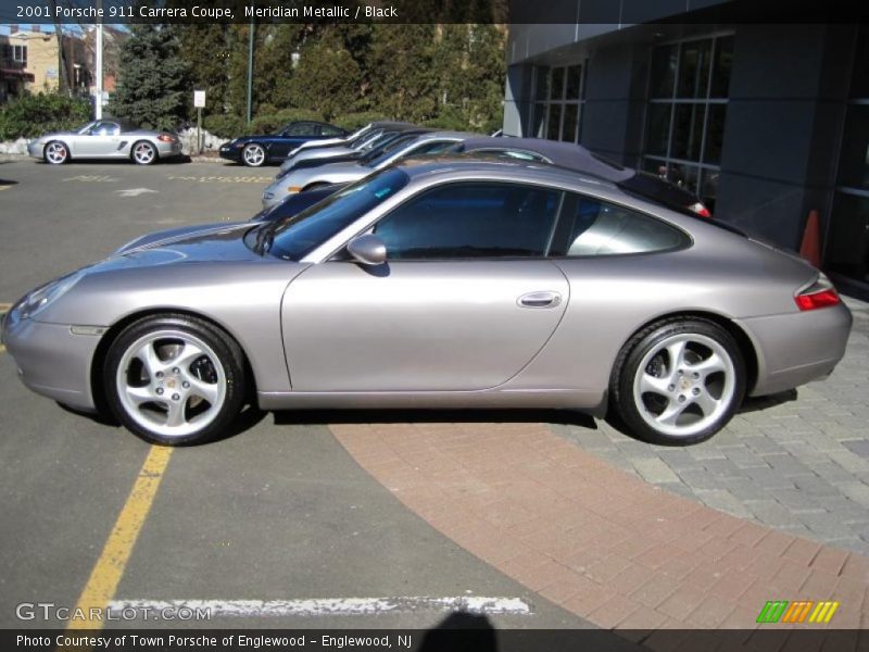 Meridian Metallic / Black 2001 Porsche 911 Carrera Coupe