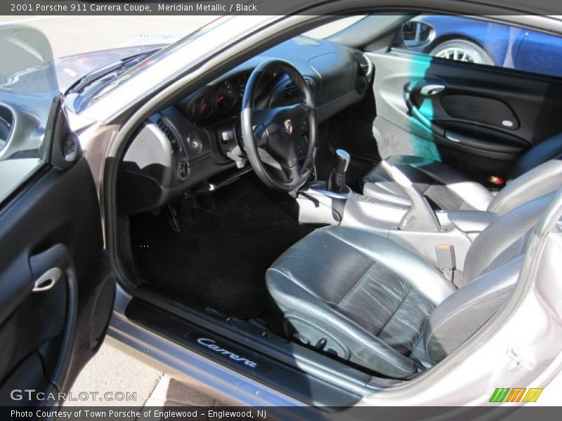 Meridian Metallic / Black 2001 Porsche 911 Carrera Coupe