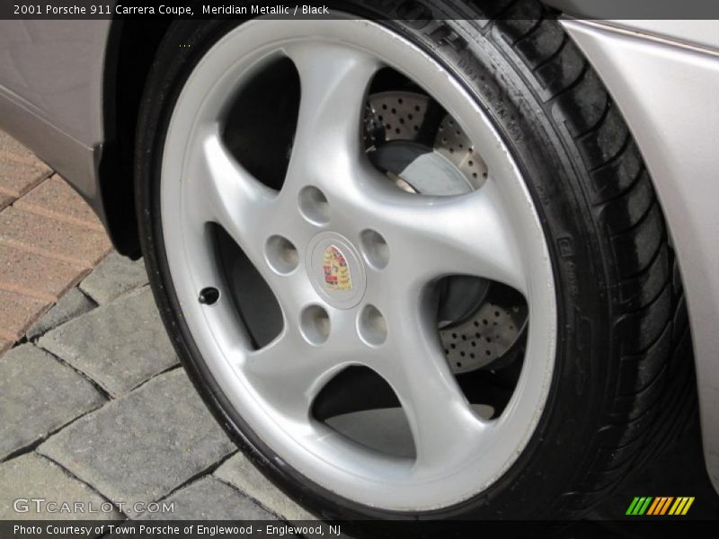 Meridian Metallic / Black 2001 Porsche 911 Carrera Coupe