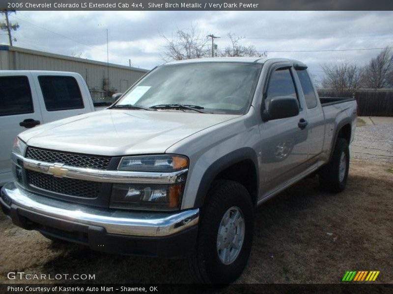 Silver Birch Metallic / Very Dark Pewter 2006 Chevrolet Colorado LS Extended Cab 4x4
