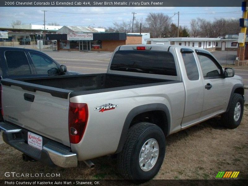 Silver Birch Metallic / Very Dark Pewter 2006 Chevrolet Colorado LS Extended Cab 4x4