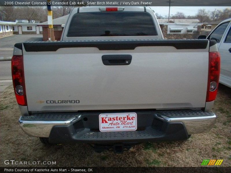 Silver Birch Metallic / Very Dark Pewter 2006 Chevrolet Colorado LS Extended Cab 4x4