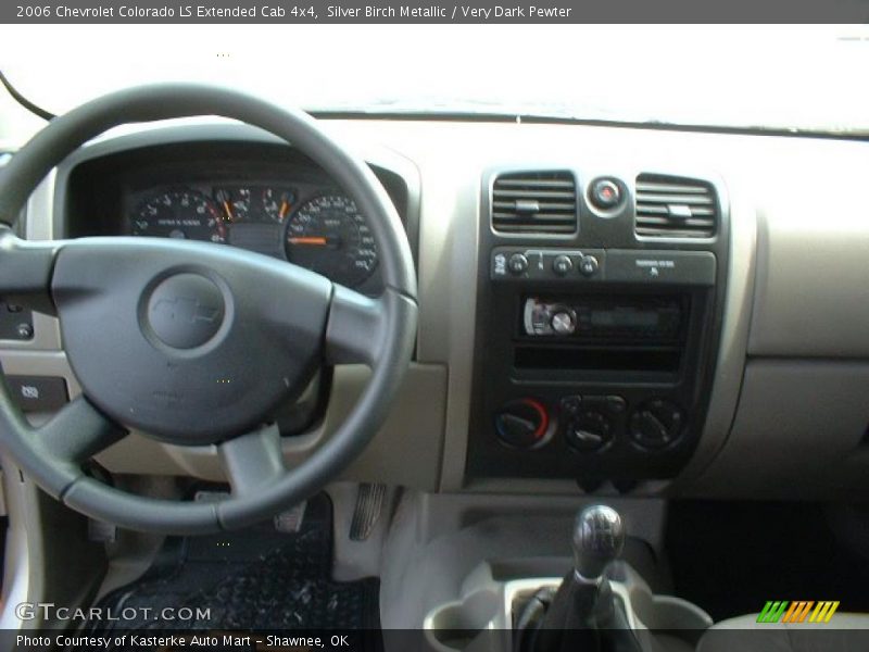 Silver Birch Metallic / Very Dark Pewter 2006 Chevrolet Colorado LS Extended Cab 4x4