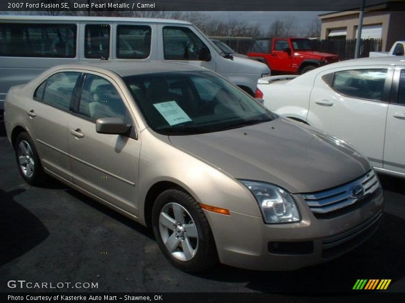 Dune Pearl Metallic / Camel 2007 Ford Fusion SE