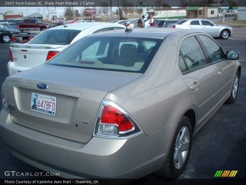 Dune Pearl Metallic / Camel 2007 Ford Fusion SE