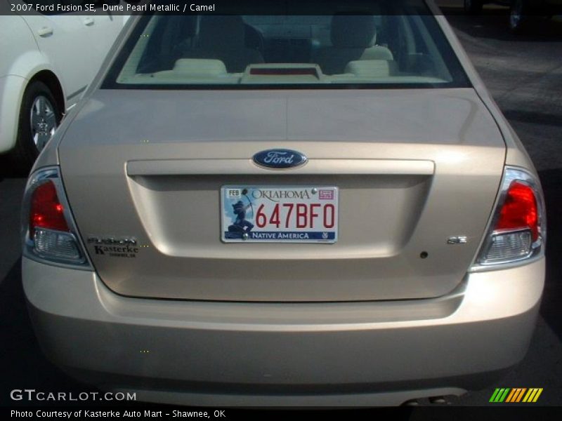 Dune Pearl Metallic / Camel 2007 Ford Fusion SE