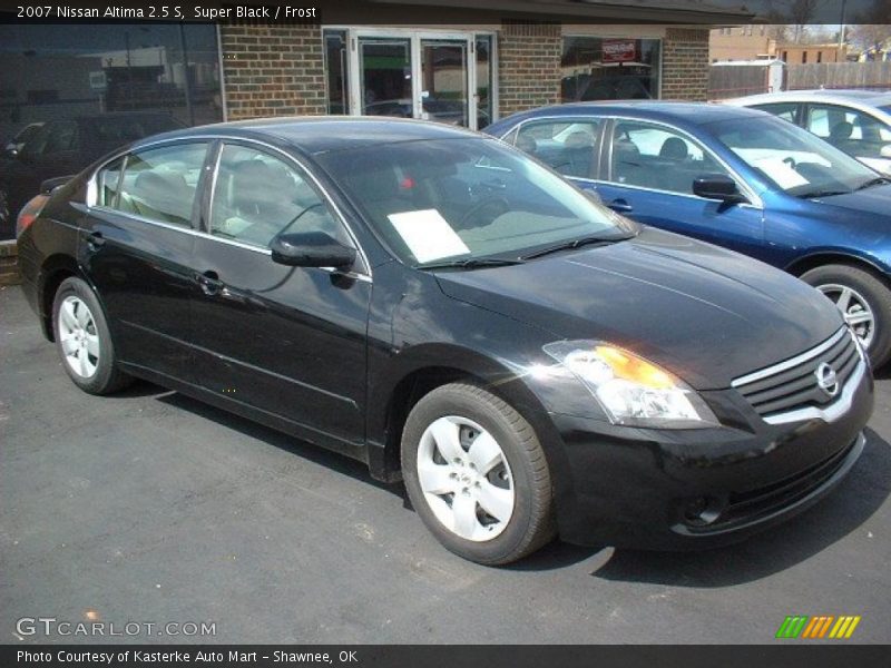 Super Black / Frost 2007 Nissan Altima 2.5 S