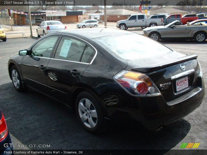 Super Black / Frost 2007 Nissan Altima 2.5 S