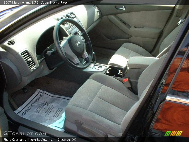 Super Black / Frost 2007 Nissan Altima 2.5 S