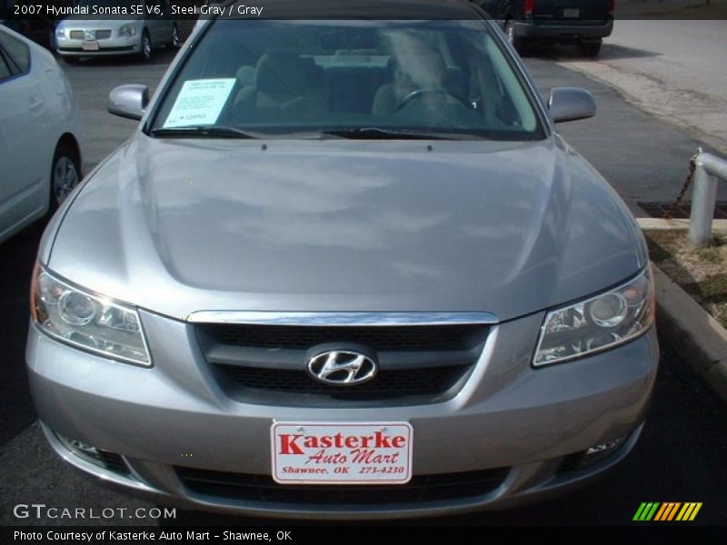 Steel Gray / Gray 2007 Hyundai Sonata SE V6