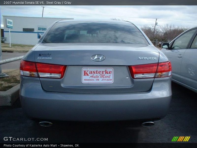 Steel Gray / Gray 2007 Hyundai Sonata SE V6