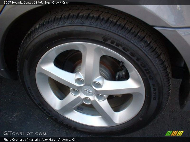 Steel Gray / Gray 2007 Hyundai Sonata SE V6
