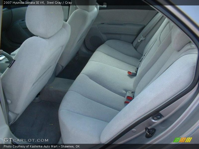 Steel Gray / Gray 2007 Hyundai Sonata SE V6