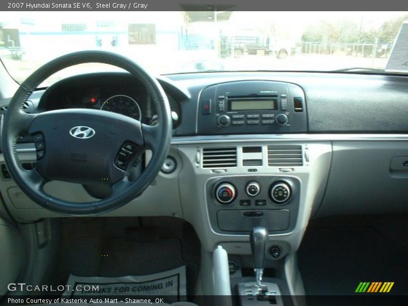 Steel Gray / Gray 2007 Hyundai Sonata SE V6