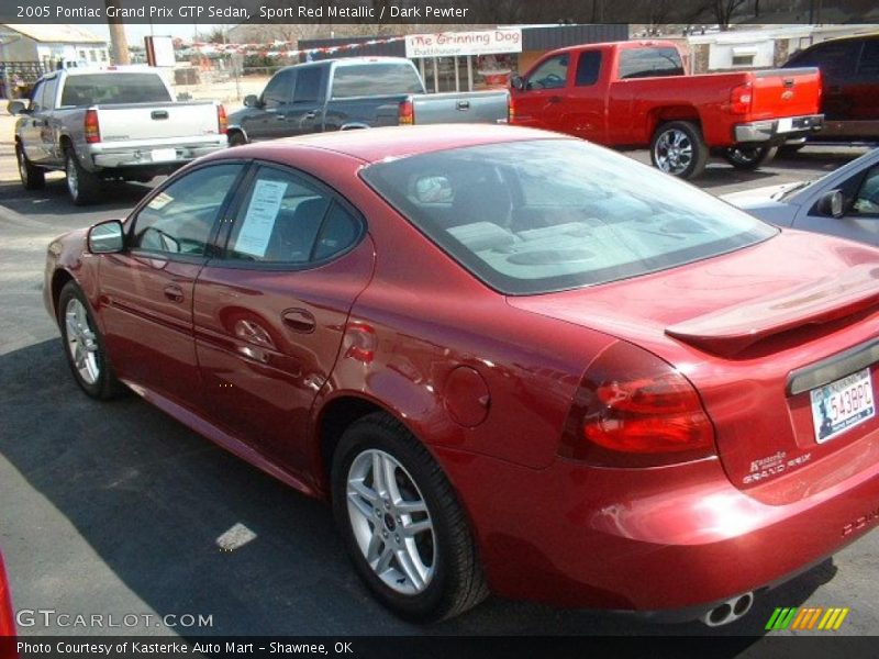 Sport Red Metallic / Dark Pewter 2005 Pontiac Grand Prix GTP Sedan