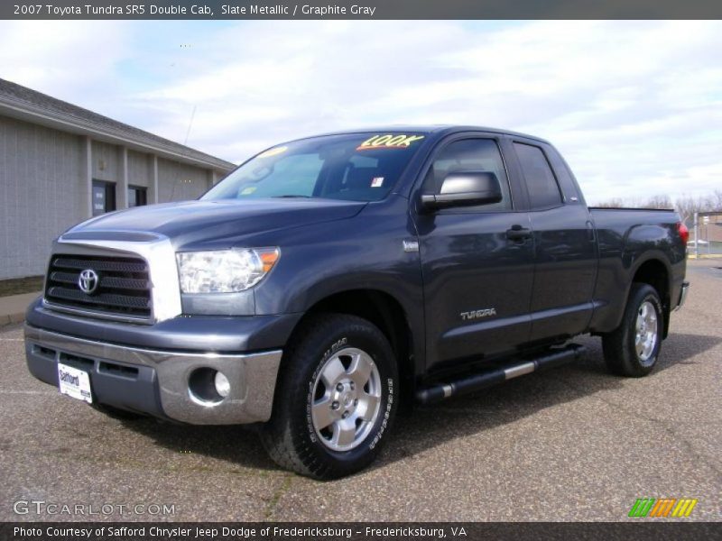 Slate Metallic / Graphite Gray 2007 Toyota Tundra SR5 Double Cab