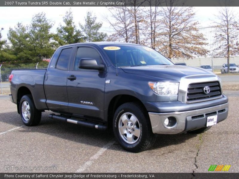 Slate Metallic / Graphite Gray 2007 Toyota Tundra SR5 Double Cab