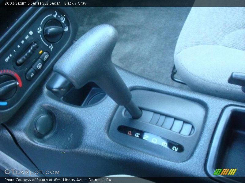 Black / Gray 2001 Saturn S Series SL2 Sedan